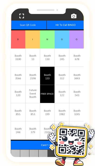 QR Mobo Bingo Card Example