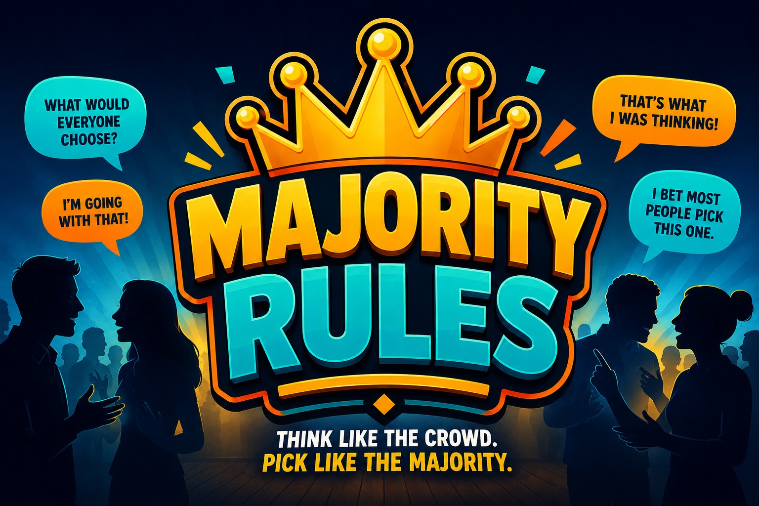 New Game Alert: Majority Rules... How Well Can You Read the Room?